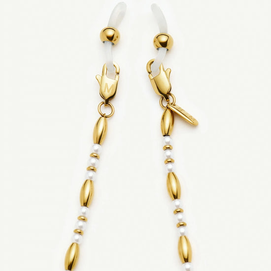 Alyssa Sunglasses Chain | 18ct Gold Plated/Pearl Accessories Missoma 
