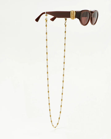 Alyssa Sunglasses Chain | 18ct Gold Plated/Pearl Accessories Missoma 