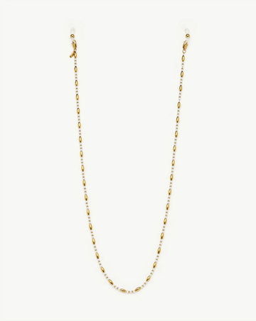 Alyssa Sunglasses Chain | 18ct Gold Plated/Pearl Accessories Missoma 