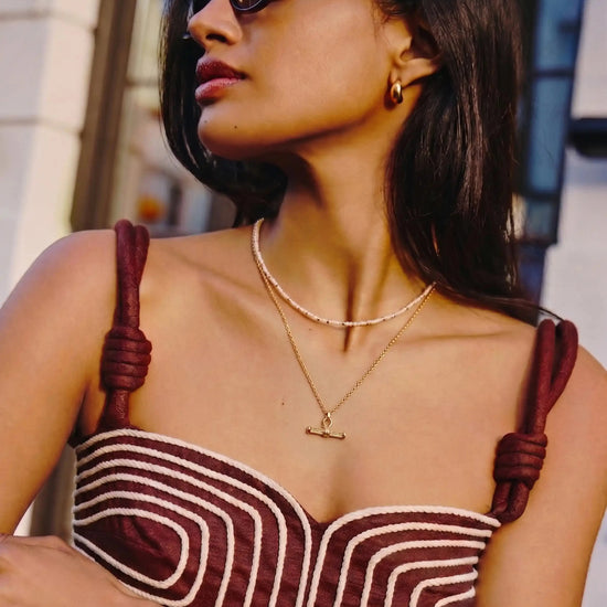 Andy Everyday Pearl Set | 18ct Gold Plated, Pearl Necklaces Missoma 