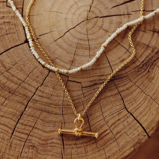 Andy Everyday Pearl Set | 18ct Gold Plated, Pearl Necklaces Missoma 