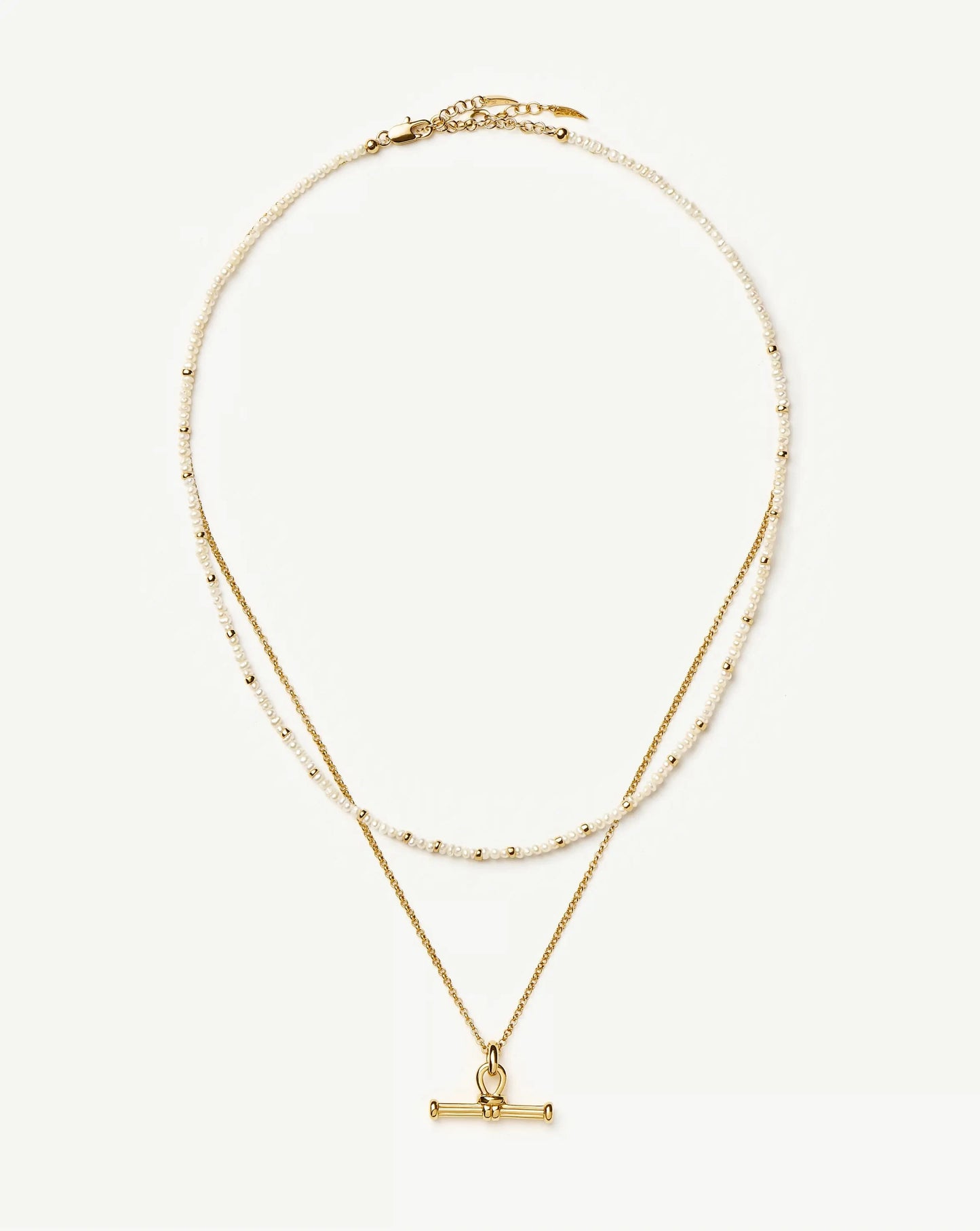 Andy Everyday Pearl Set | 18ct Gold Plated, Pearl Necklaces Missoma 