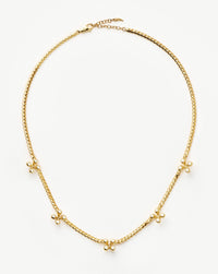 Atom Charm Necklace | 18ct Gold Plated Cubic Zirconia Necklaces Missoma 