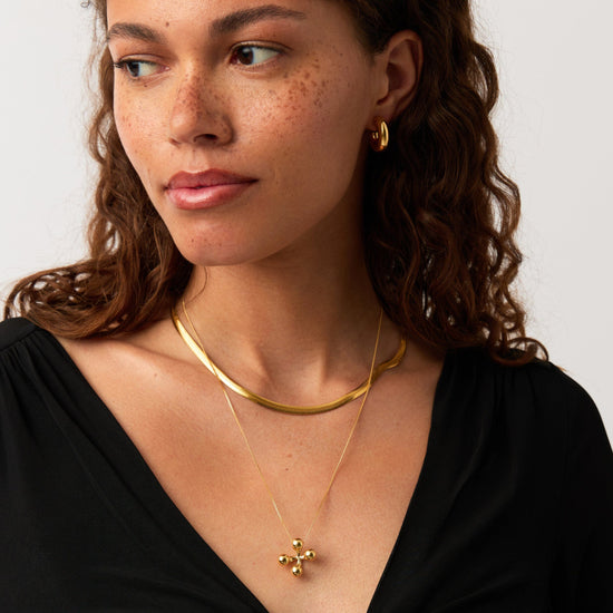 Atom Large Pendant Necklace | 18ct Gold Plated Necklaces Missoma 