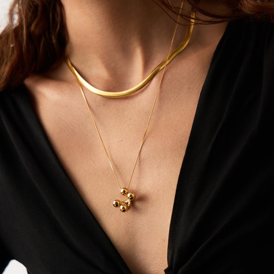 Atom Large Pendant Necklace | 18ct Gold Plated Necklaces Missoma 