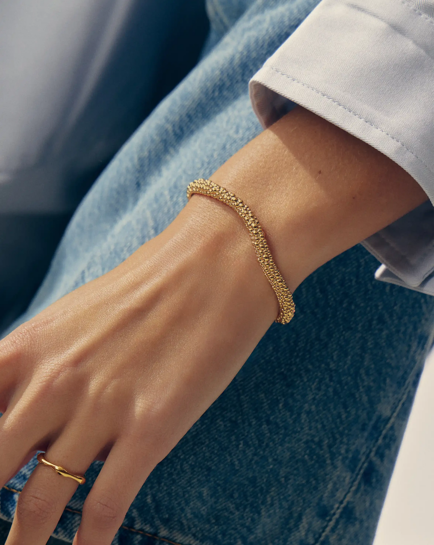 Baya Claw Cuff | 18ct Gold Plated Bracelets Missoma 