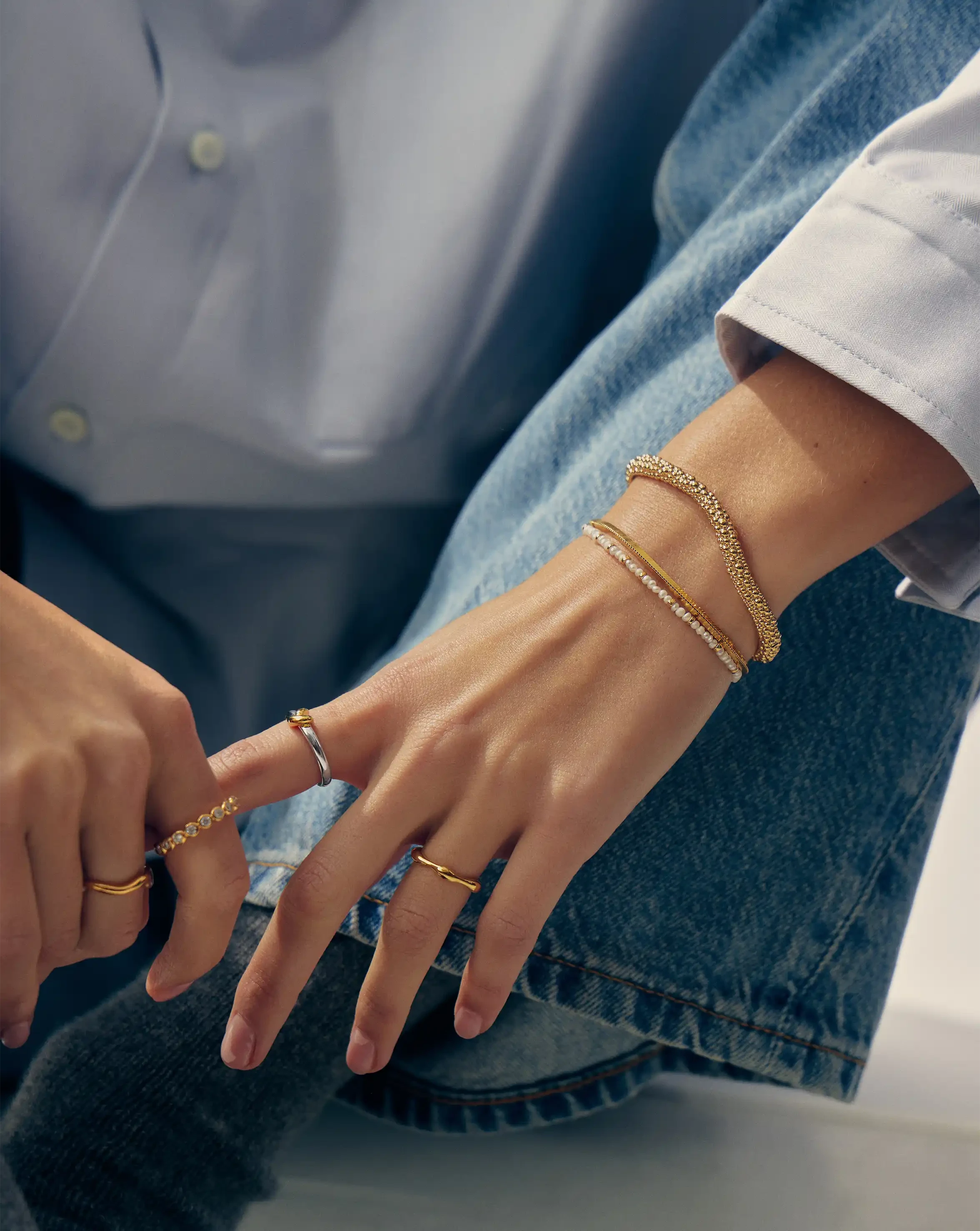 Baya Claw Cuff | 18ct Gold Plated Bracelets Missoma 