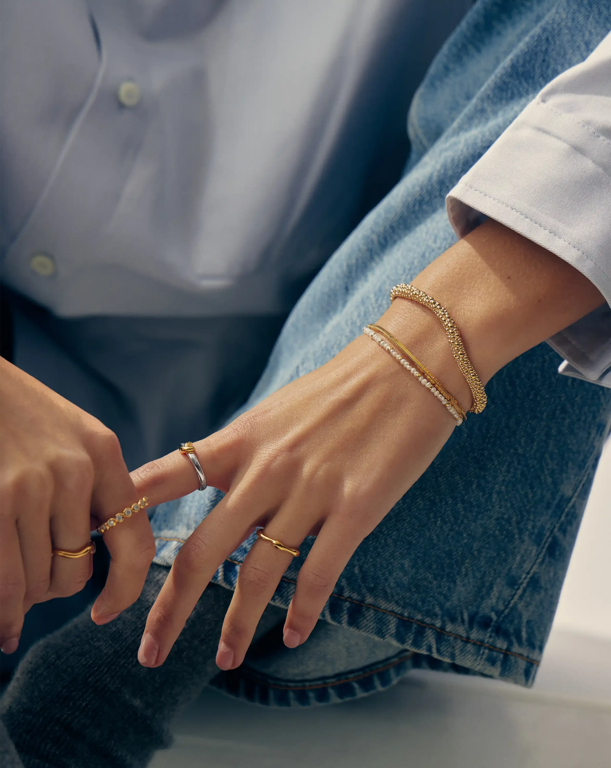 Baya Claw Cuff | 18ct Gold Plated Bracelets Missoma 