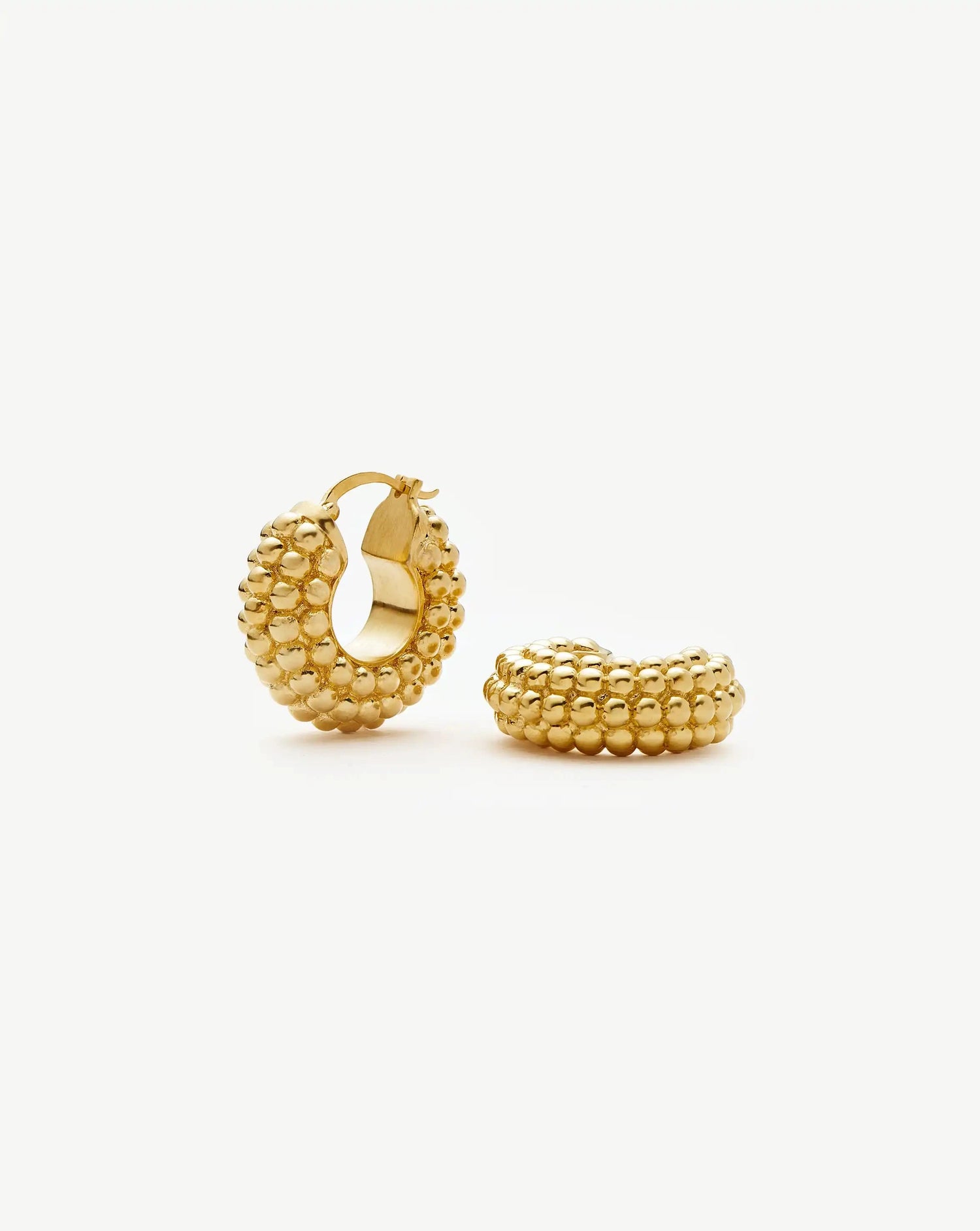 Baya Hoop Earrings | 18ct Gold Plated Earrings Missoma 