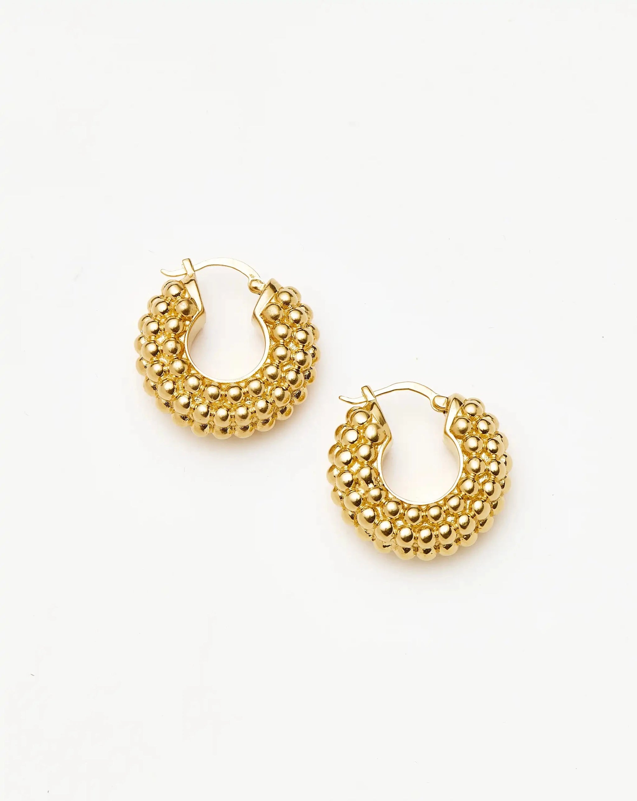 Baya Hoop Earrings | 18ct Gold Plated Earrings Missoma 