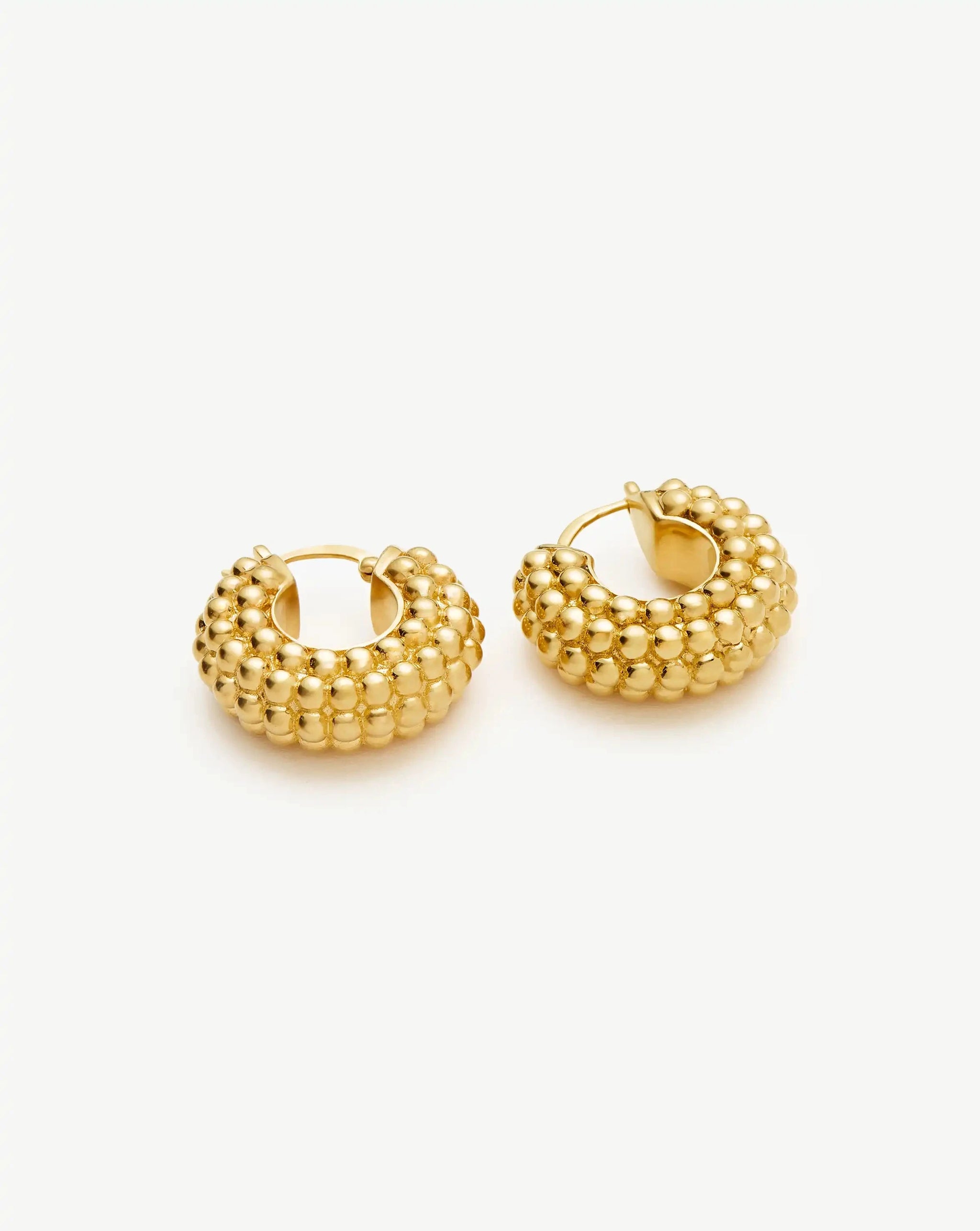 Baya Hoop Earrings | 18ct Gold Plated Earrings Missoma 