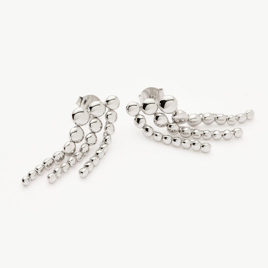 Beaded Waterfall Drop Earrings | Sterling Silver Earrings Missoma 