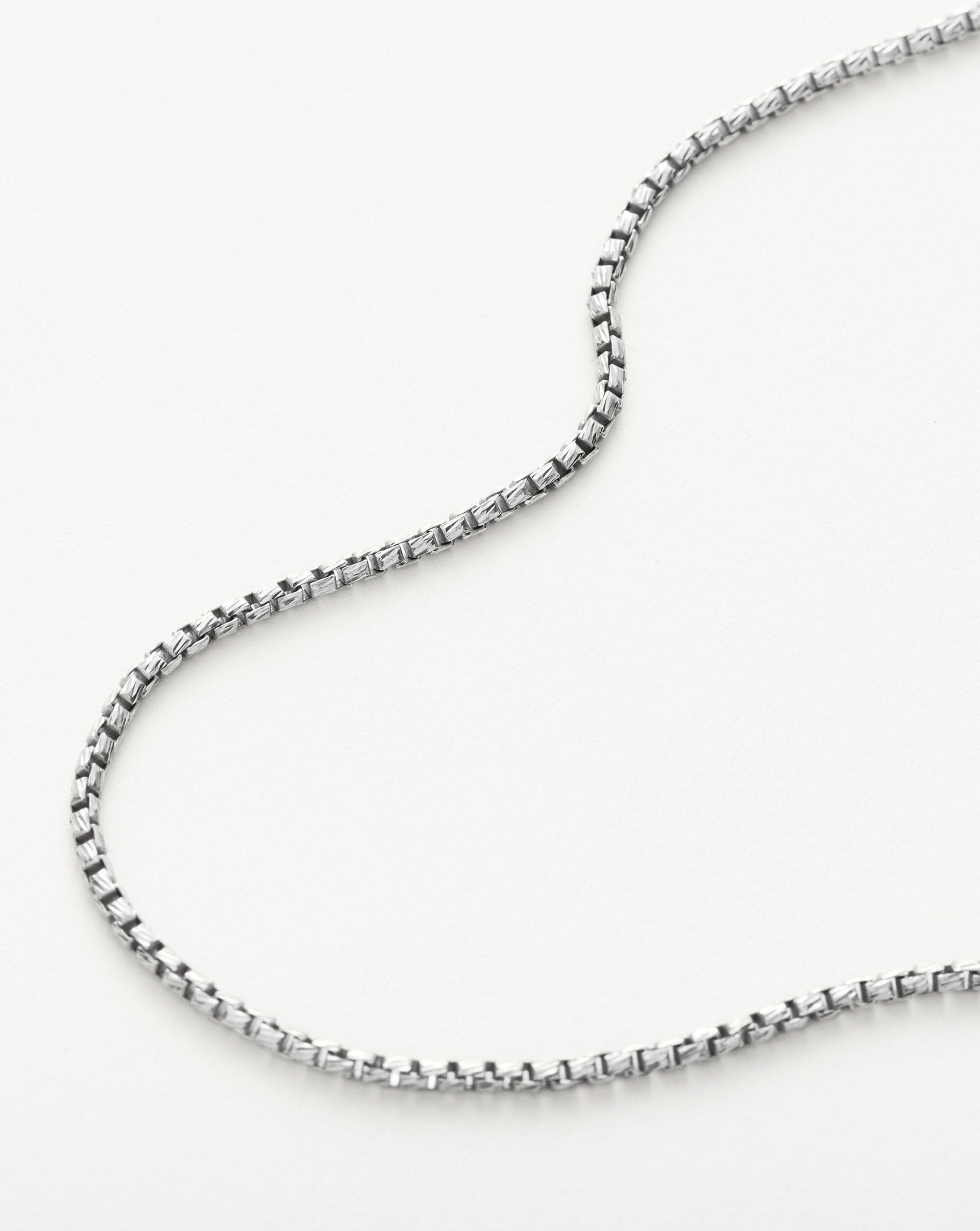 Sterling Silver Box Chain - Polished 2.6mm – Marke Fine Jewelry