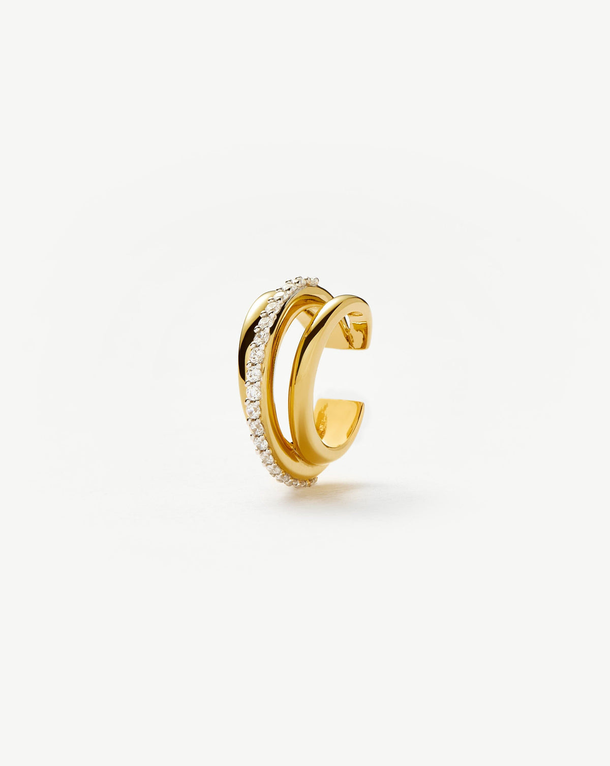 Celestial Pave Ear Cuff 18ct Plated Cubic Zirconia