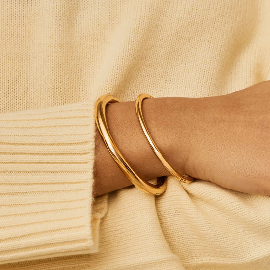 Chunky Bangle Set | 18ct Gold Plated Bracelets Missoma 