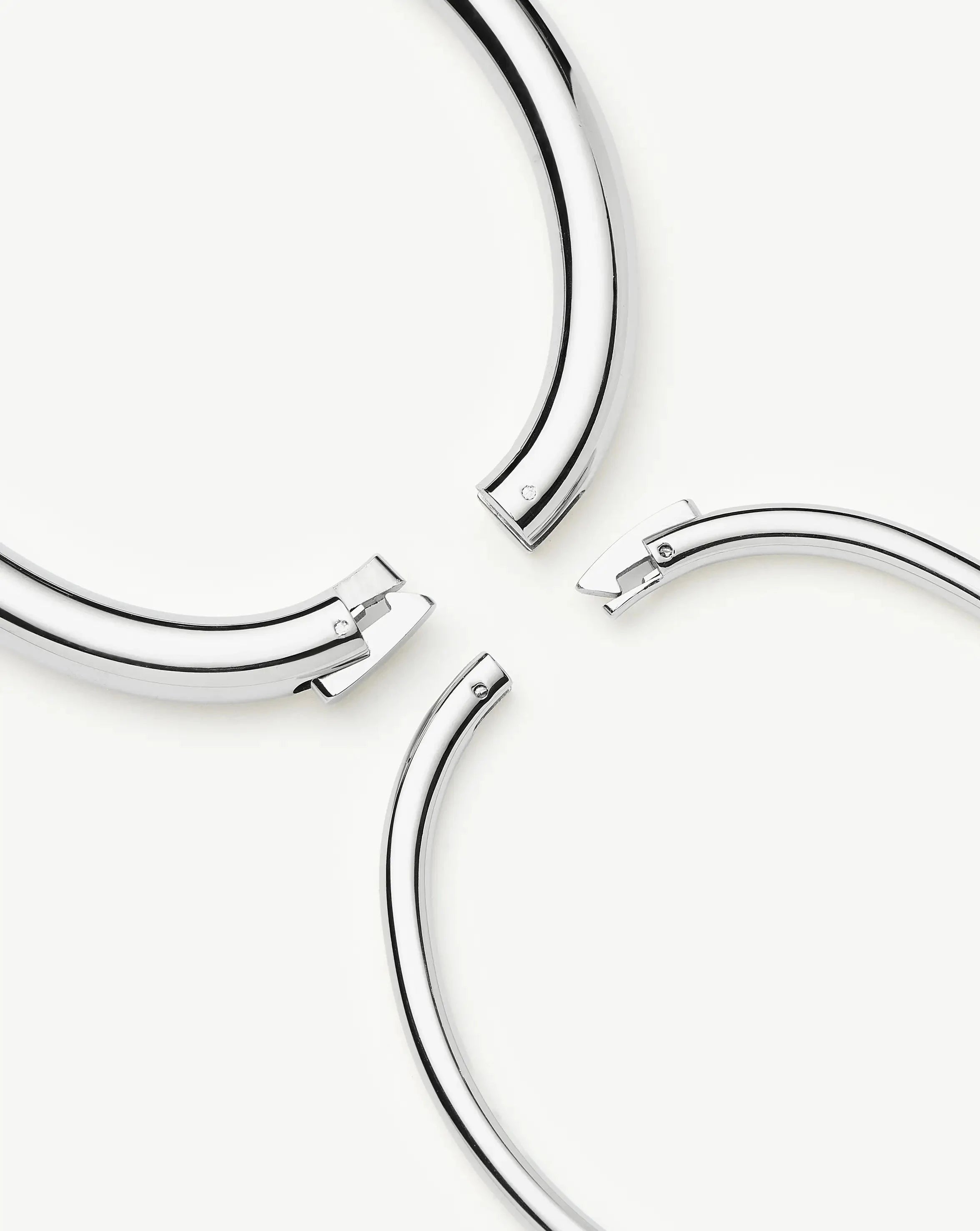 Chunky Bangle Set | Platinum Plated Bracelets Missoma 