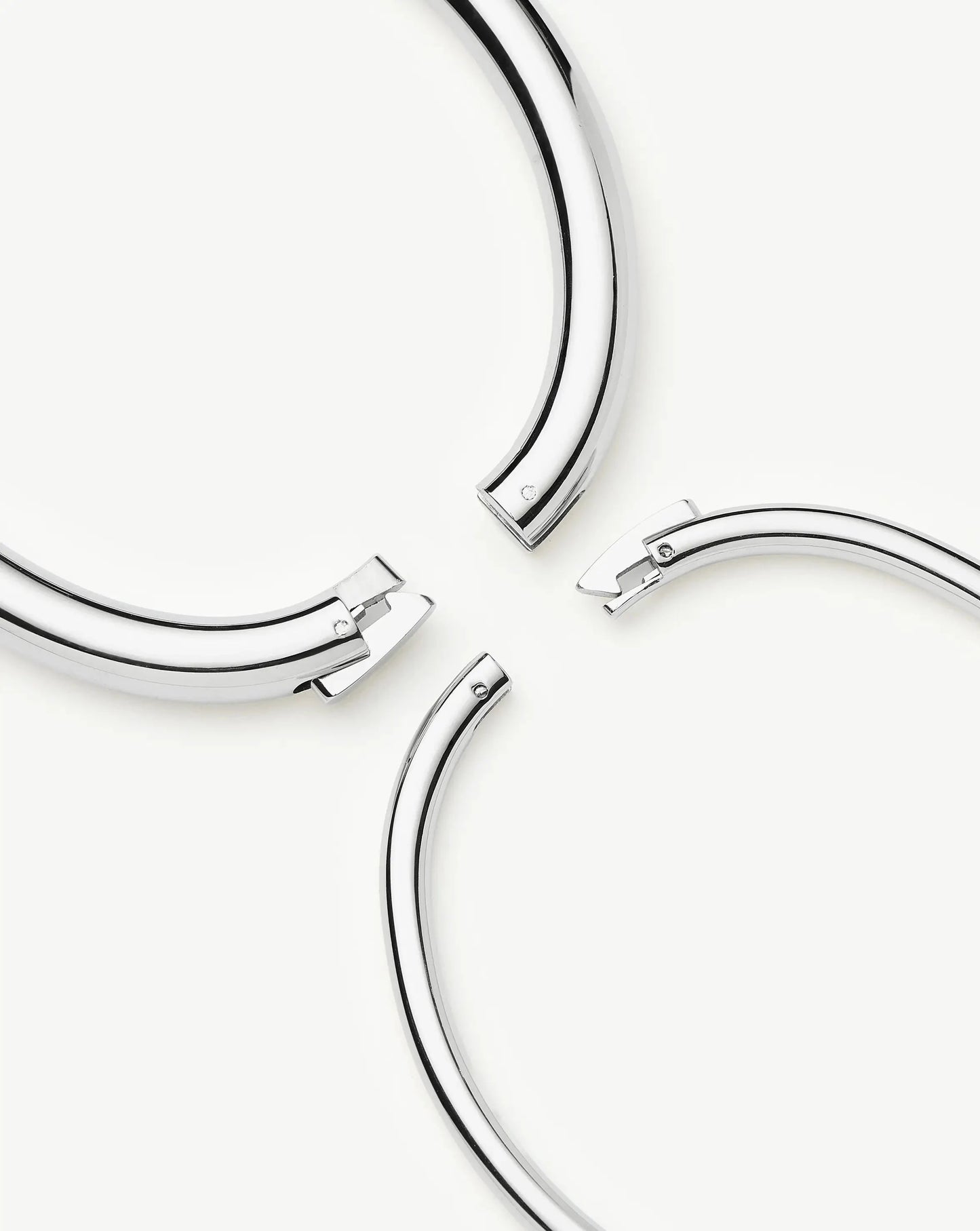 Chunky Bangle Set | Platinum Plated Bracelets Missoma 