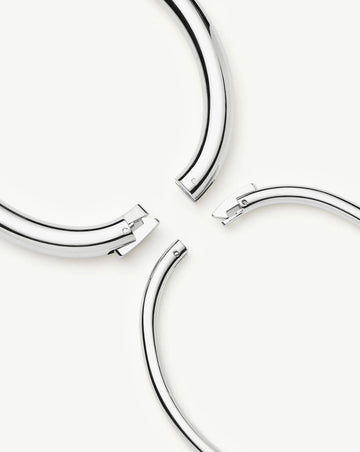 Chunky Bangle Set | Platinum Plated Bracelets Missoma 