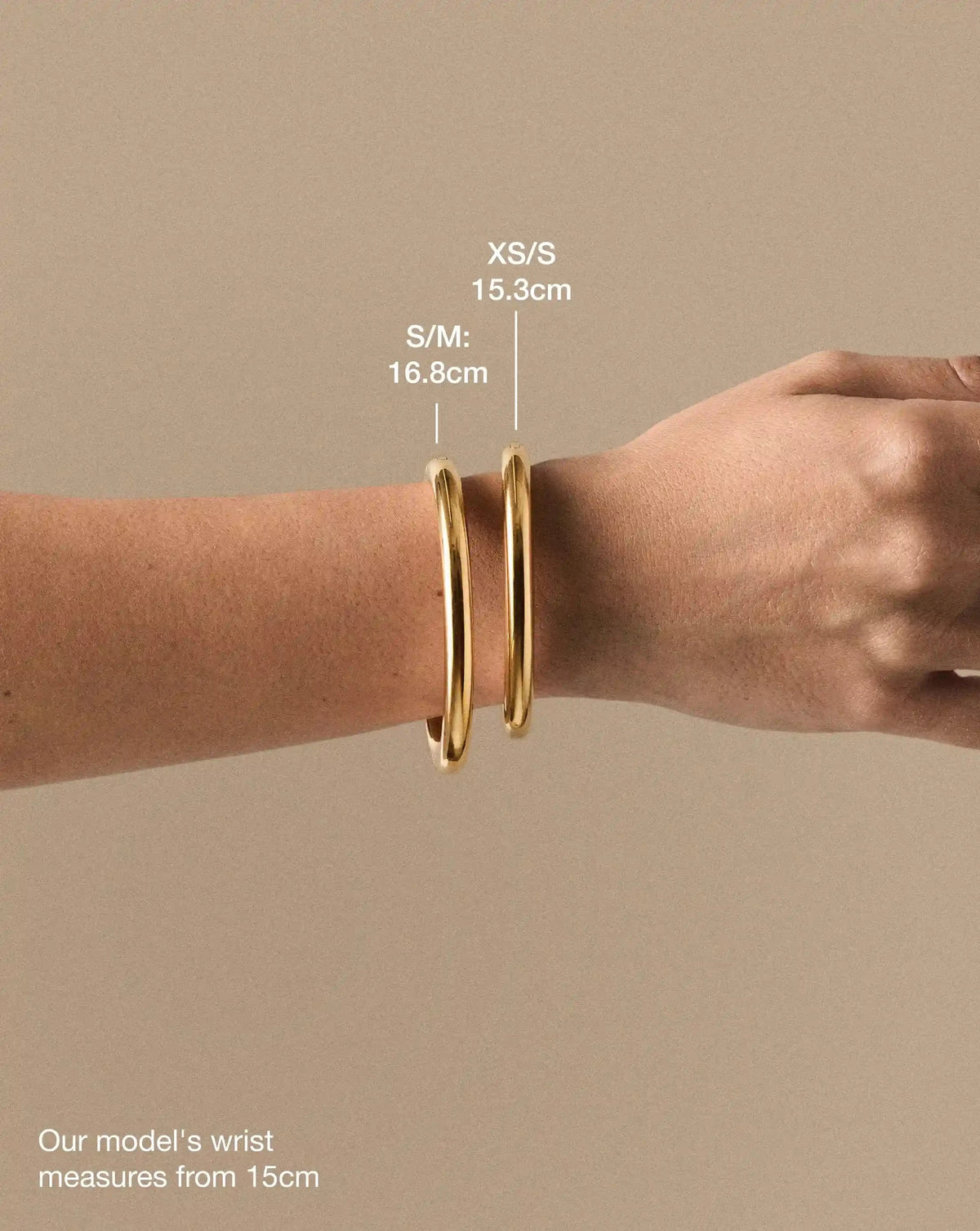Chunky Round Hinged Bangle | 18ct Gold Plated Bracelets Missoma 