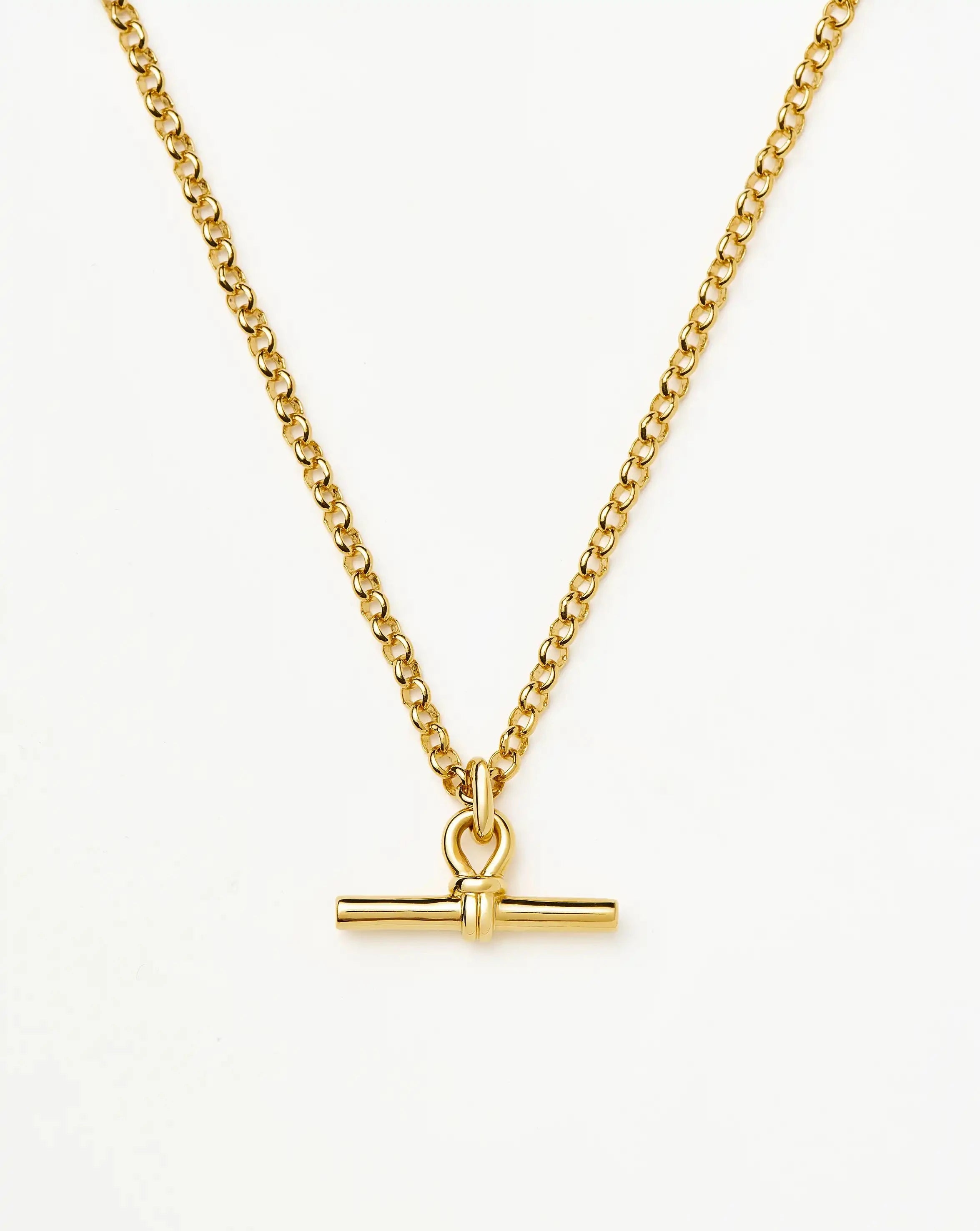 Chunky T-Bar Chain Necklace | 18ct Gold Plated Necklaces Missoma 