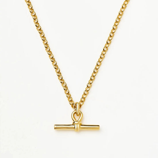 Chunky T-Bar Chain Necklace | 18ct Gold Plated Necklaces Missoma 
