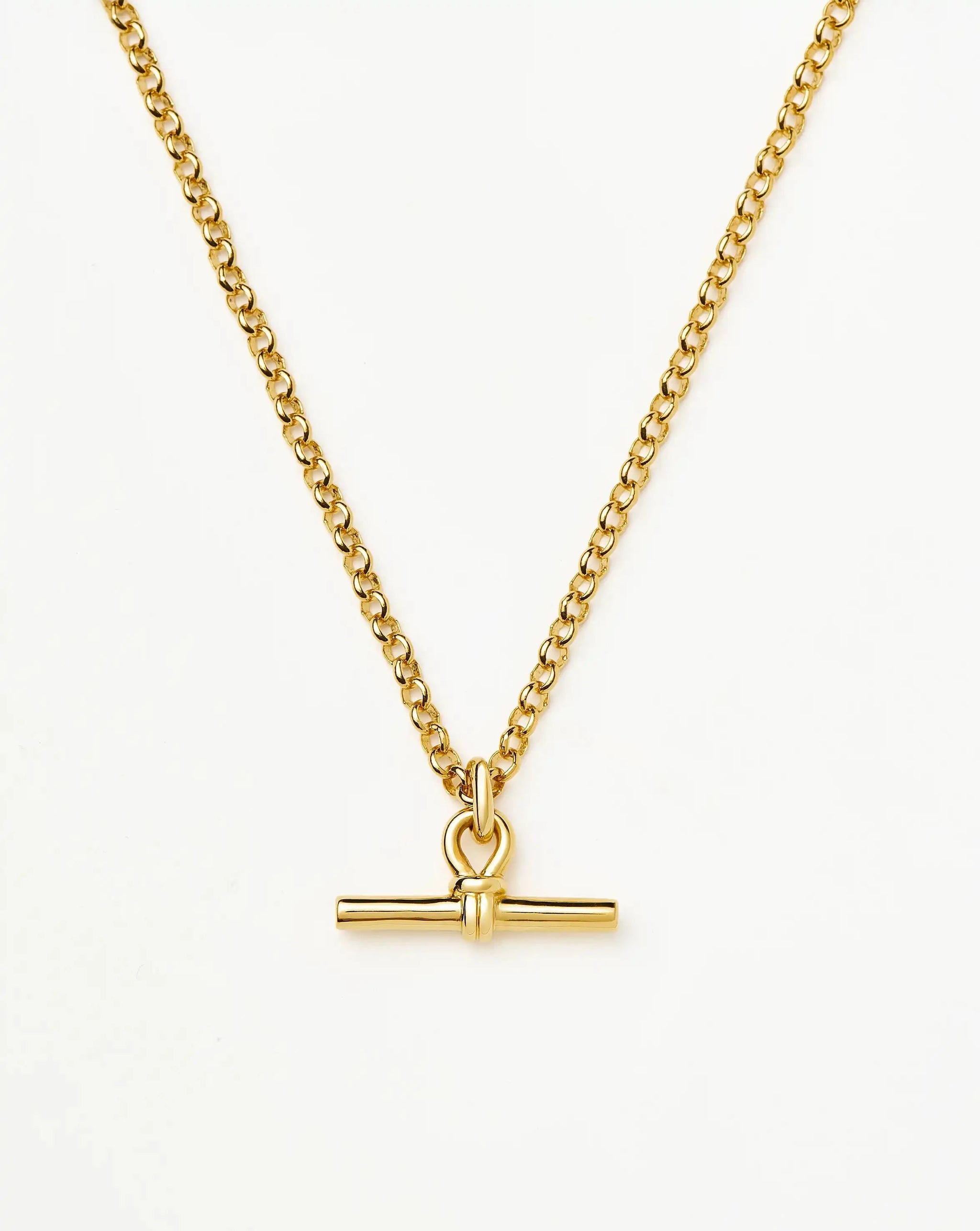 Chunky T-Bar Chain Necklace | 18ct Gold Plated Necklaces Missoma 