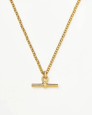 Chunky T-Bar Chain Necklace | 18ct Gold Plated Necklaces Missoma 