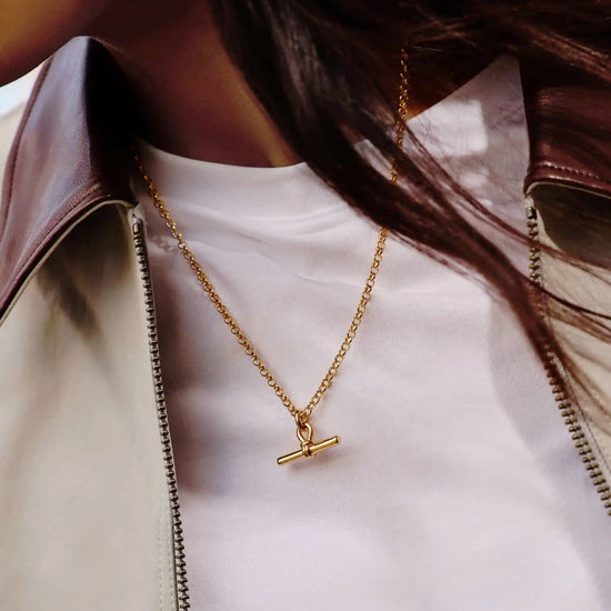 Chunky T-Bar Chain Necklace | 18ct Gold Plated Necklaces Missoma 