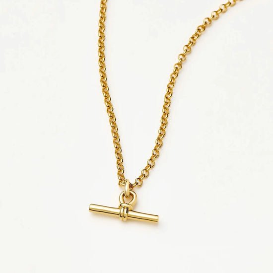 Chunky T-Bar Chain Necklace | 18ct Gold Plated Necklaces Missoma 