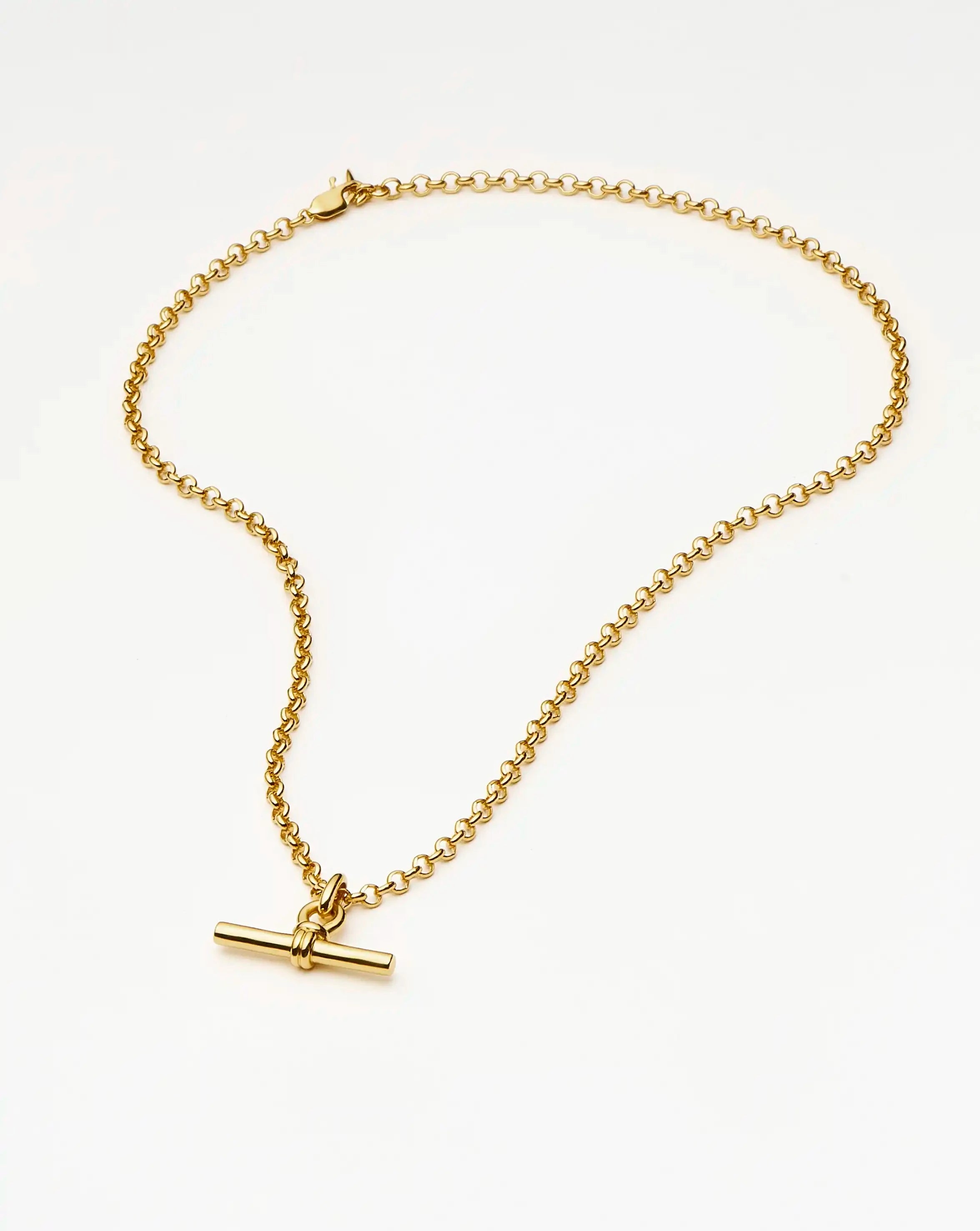 Chunky T-Bar Chain Necklace | 18ct Gold Plated Necklaces Missoma 