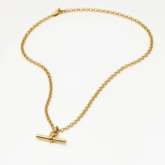 Chunky T-Bar Chain Necklace | 18ct Gold Plated Necklaces Missoma 
