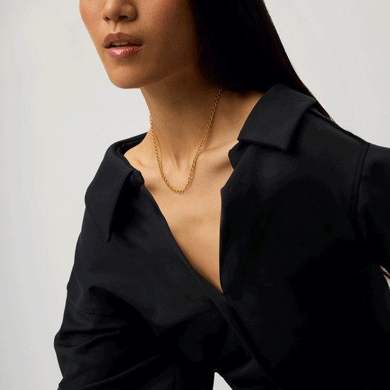 Chunky T-Bar Chain Necklace | 18ct Gold Plated Necklaces Missoma 