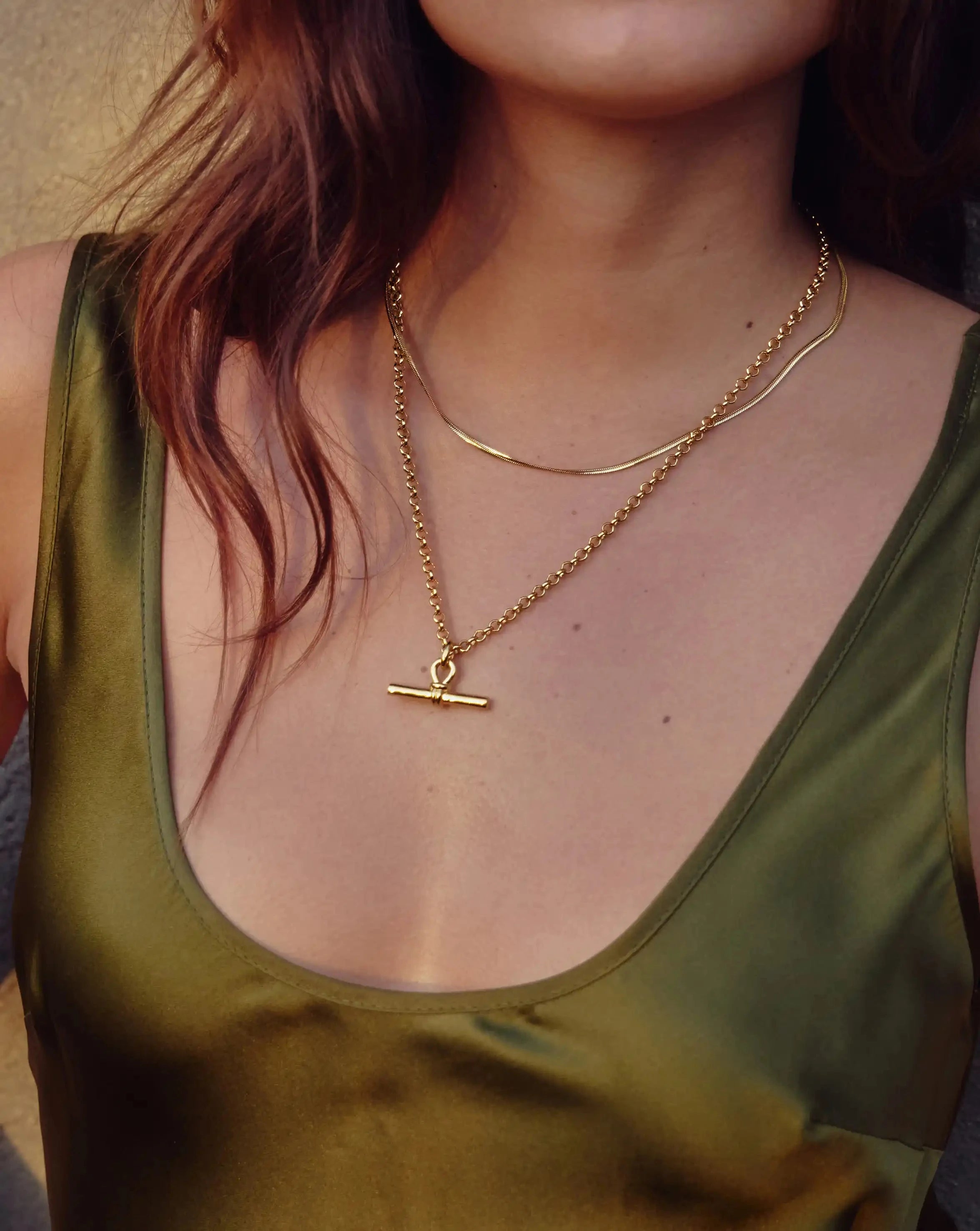 Chunky T-Bar Chain Necklace | 18ct Gold Plated Necklaces Missoma 