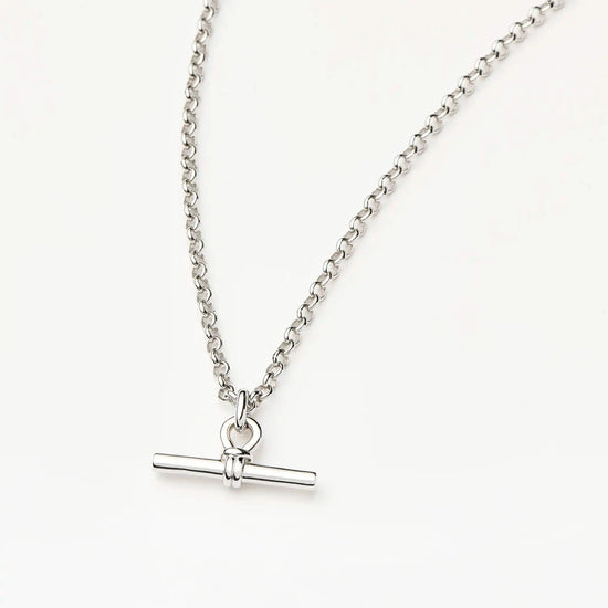 Chunky T-Bar Chain Necklace | Silver Plated Necklaces Missoma 