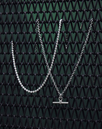 Chunky T-Bar Chain Necklace | Silver Plated Necklaces Missoma 