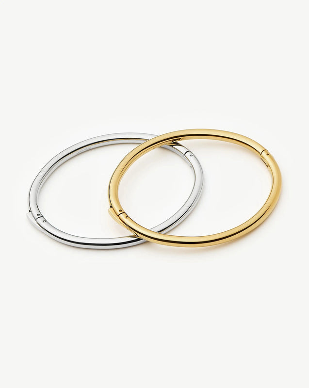 Classic Bangle Set | Mixed Metal