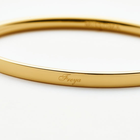Classic Hinged Bangle | 18ct Gold Vermeil Bracelets Missoma 