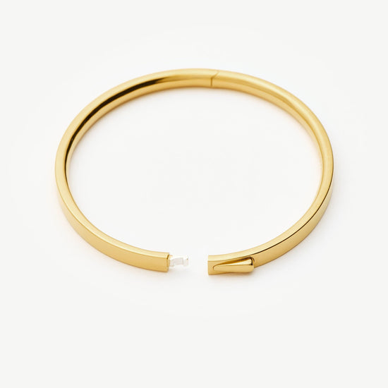 Classic Hinged Bangle | 18ct Gold Vermeil Bracelets Missoma 
