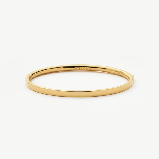 Classic Hinged Bangle | 18ct Gold Vermeil Bracelets Missoma 