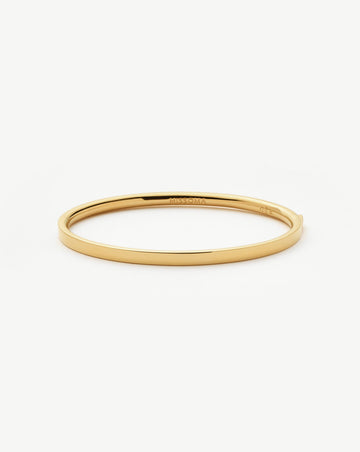 Classic Hinged Bangle | 18ct Gold Vermeil Bracelets Missoma 