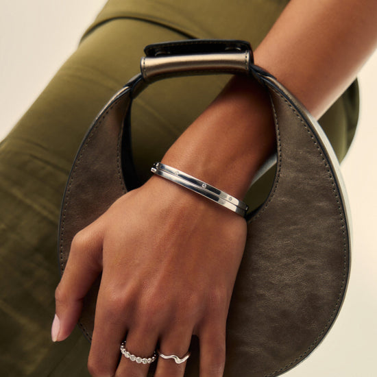 Classic Hinged Bangle | Sterling Silver Bracelets Missoma 