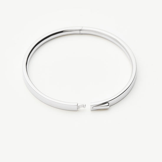 Classic Hinged Bangle | Sterling Silver Bracelets Missoma 