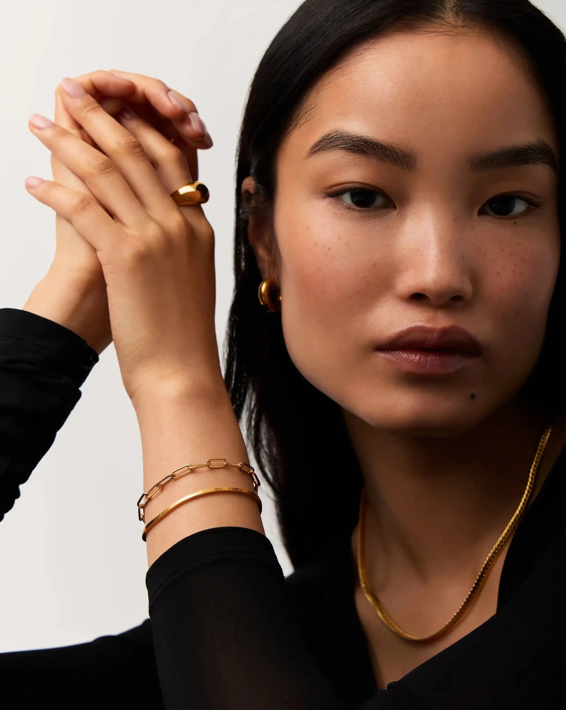 Classic Mini Paperclip Chain Bracelet | 18ct Gold Plated Bracelets Missoma 