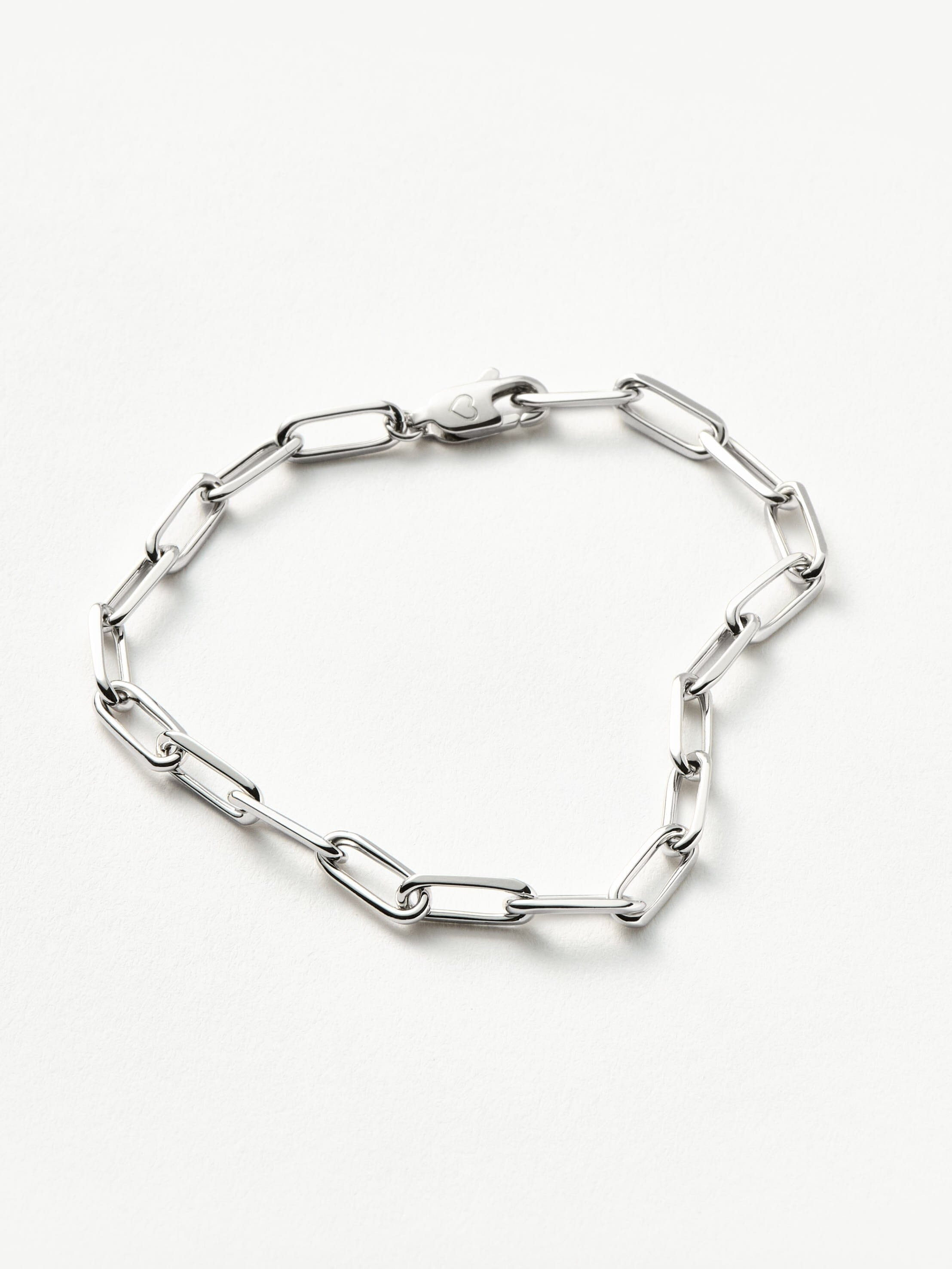 Classic Mini Paperclip Chain Bracelet | Silver Plated Bracelets Missoma 