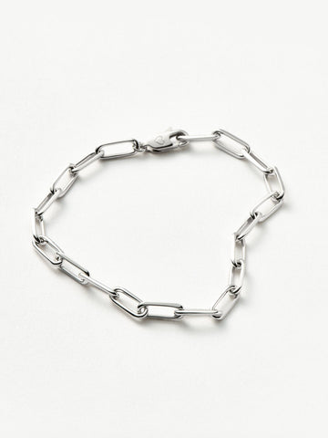 Classic Mini Paperclip Chain Bracelet | Silver Plated Bracelets Missoma 