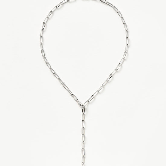 Classic Mini Short Paperclip Chain Necklace | Silver Plated Necklaces Missoma 