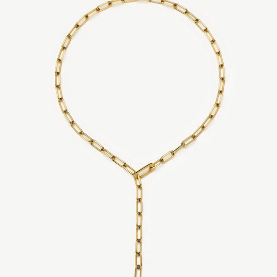 Classic Paperclip Chain Necklace | 18ct Gold Plated Necklaces Missoma 