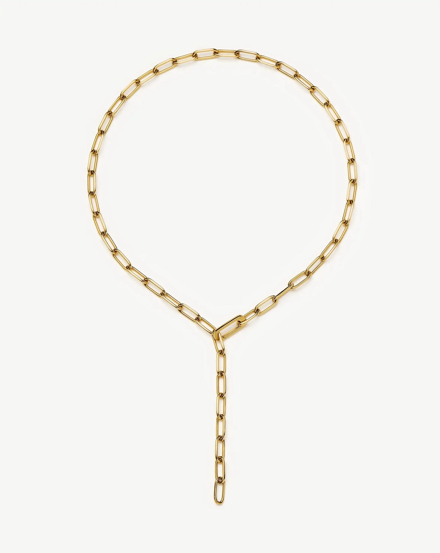 Classic Paperclip Chain Necklace | 18ct Gold Plated Necklaces Missoma 