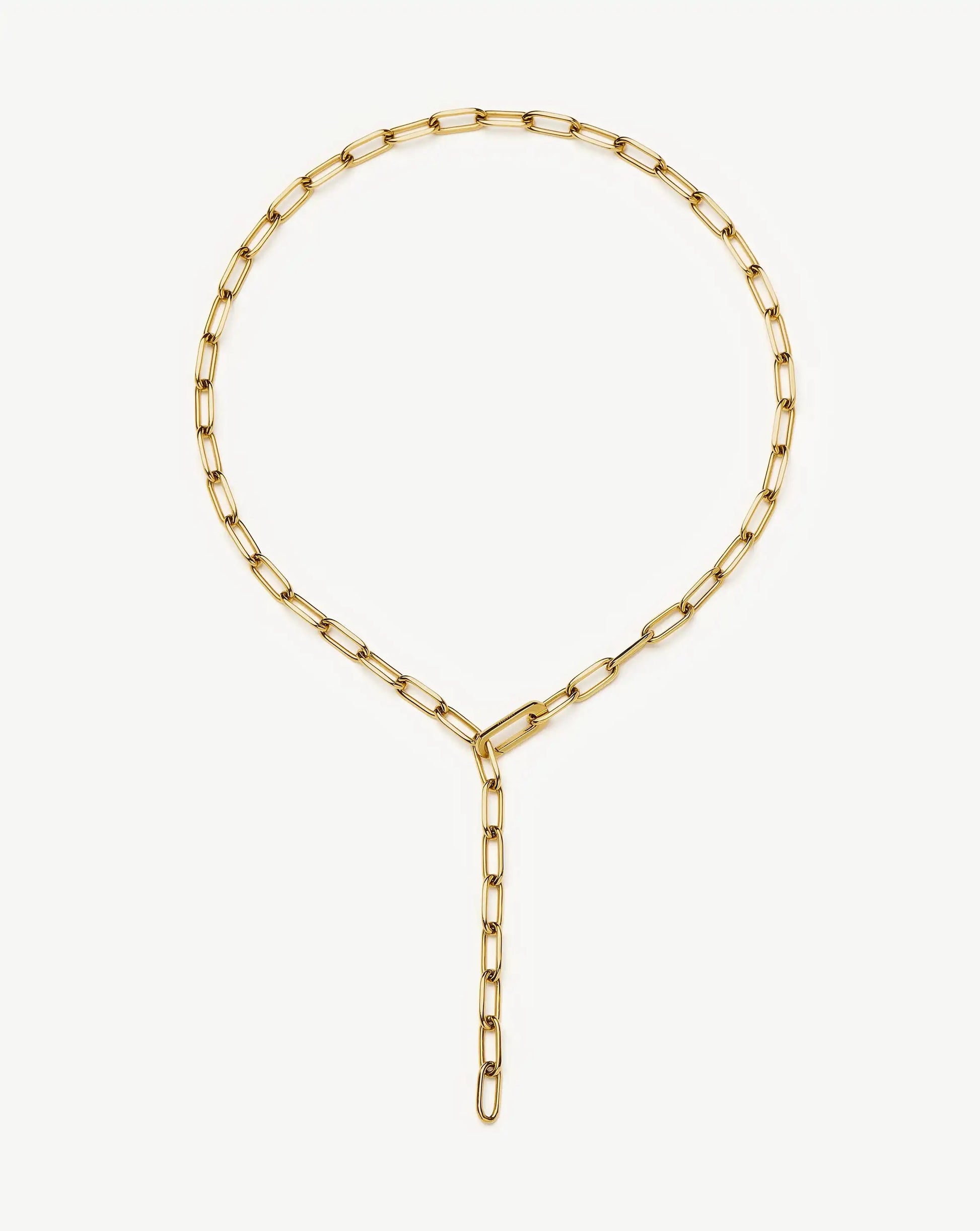 Classic Paperclip Chain Necklace | 18ct Gold Plated Necklaces Missoma 