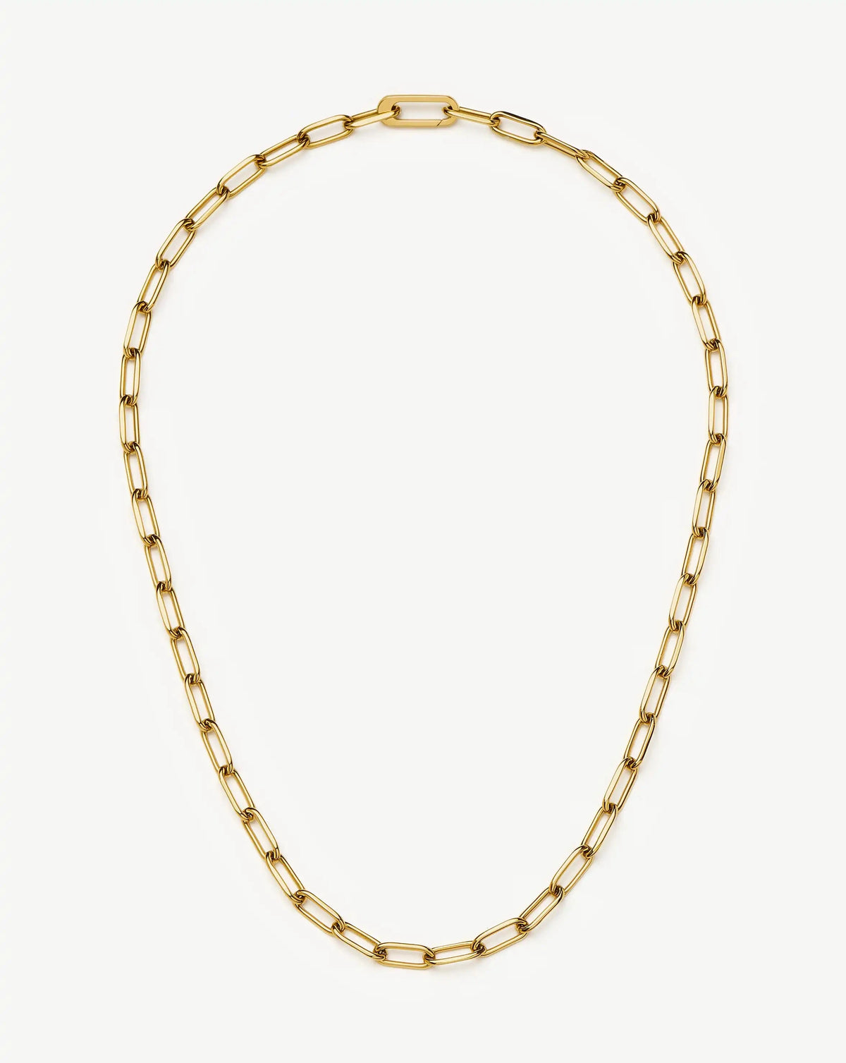 Classic Paperclip Chain Necklace | 18ct Gold Plated Necklaces Missoma 
